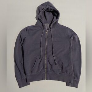 Brandy Melville blue Zip-Up Hoodie